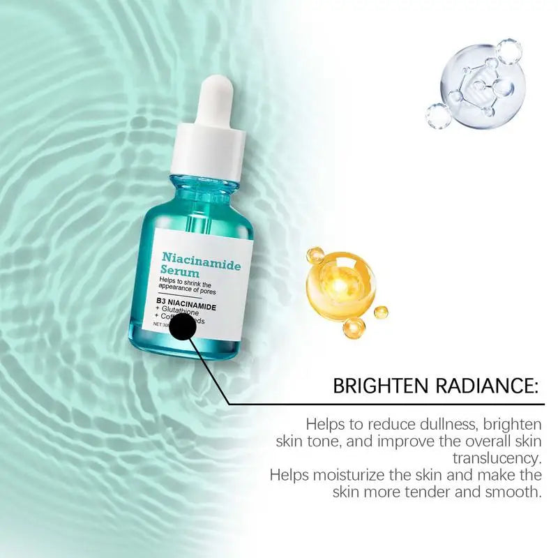 Niacinamide Serum Hyaluronic Acid Moisturizing Niacinamide Facial Serum Whitening Dark Spots Removal Rejuvenation Serum 30ml