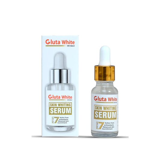 Gluta White Skin Whitening Serum – Advanced Glutathione Brightening Formula for Dark Spots, Pigmentation & Radiant Glow