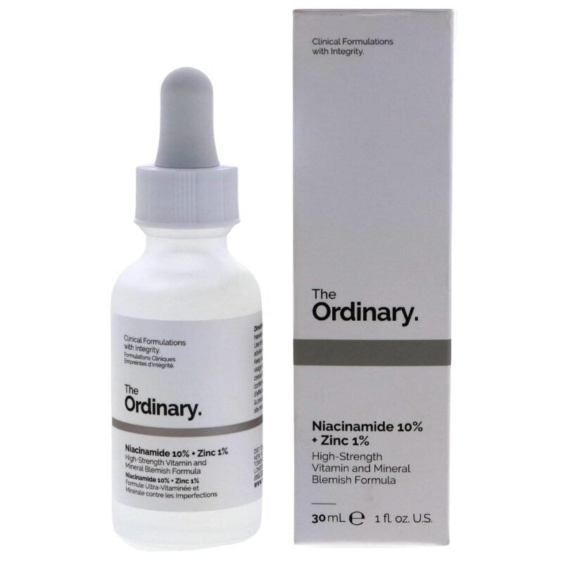 The Ordinary Niacinamide 10% + Zinc 1% Serum – High-Strength Vitamin & Mineral Blemish Formula for Clear, Balanced Skin