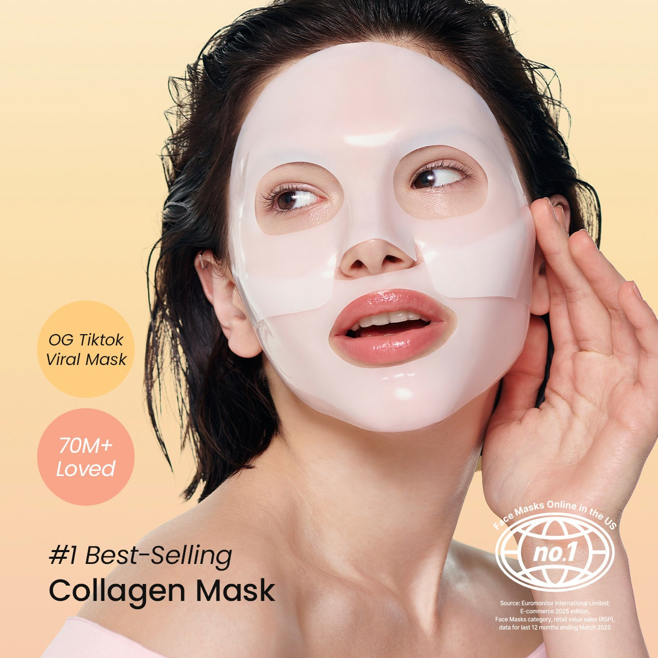 BIODANCE Bio-Collagen Deep Mask – Hydrating & Firming Hydrogel Sheet Mask with 5 Ceramides, Probiotics & Oligo-Hyaluronic Acid