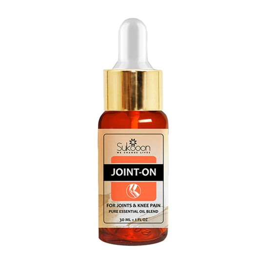Sukoon Joint-On Oil – Pure Essential Oil Blend for Joint, Knee & Back Pain Relief, Stiffness & Inflammation